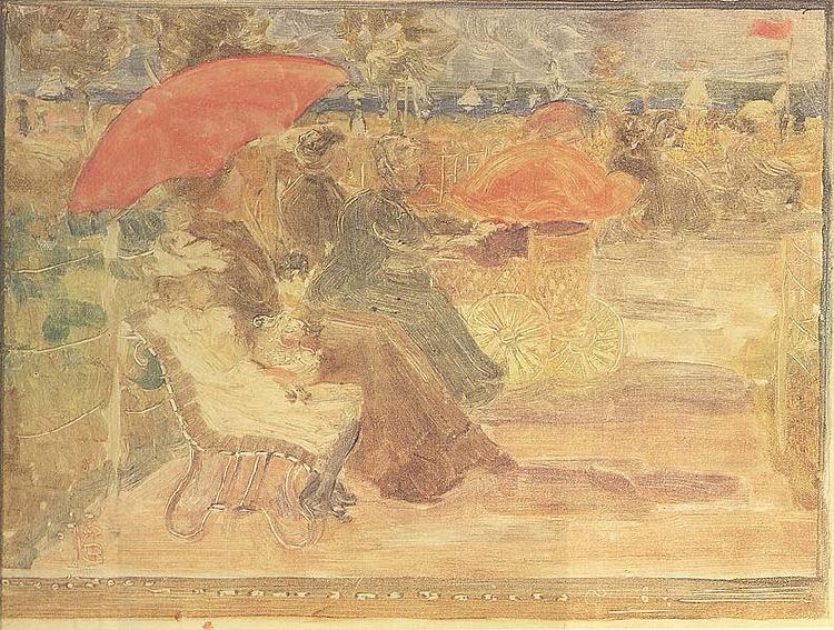 Maurice Prendergast Marine Park oil painting picture